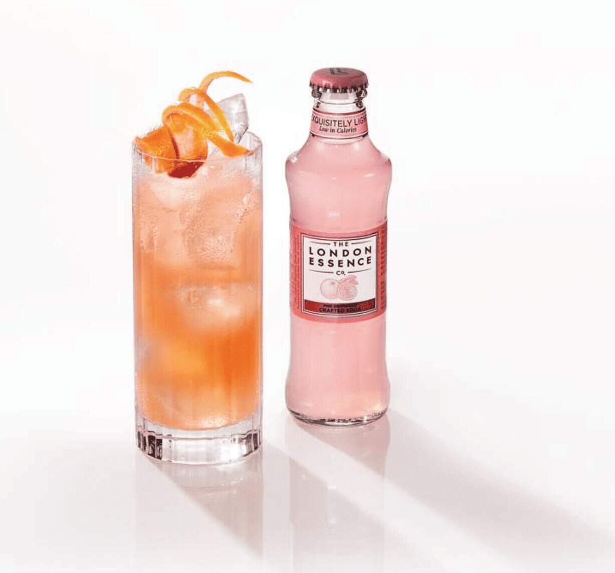 Recette de cocktail tequila Paloma - The London Essence Pink Grapefruit