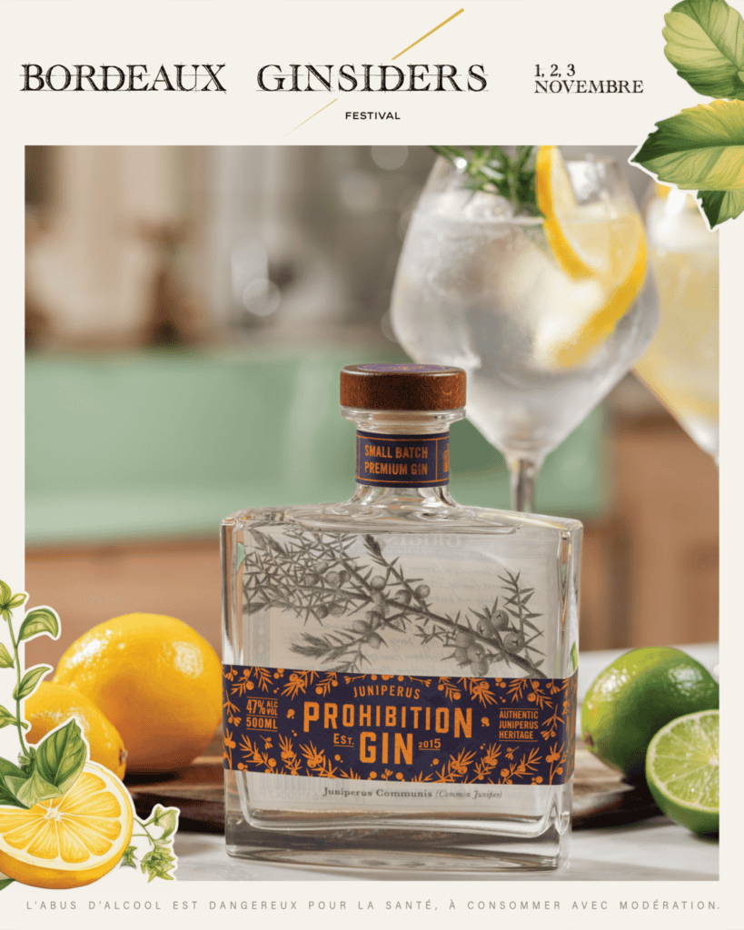 Prohibition Gin au Ginsiders Festival de Bordeaux 2024