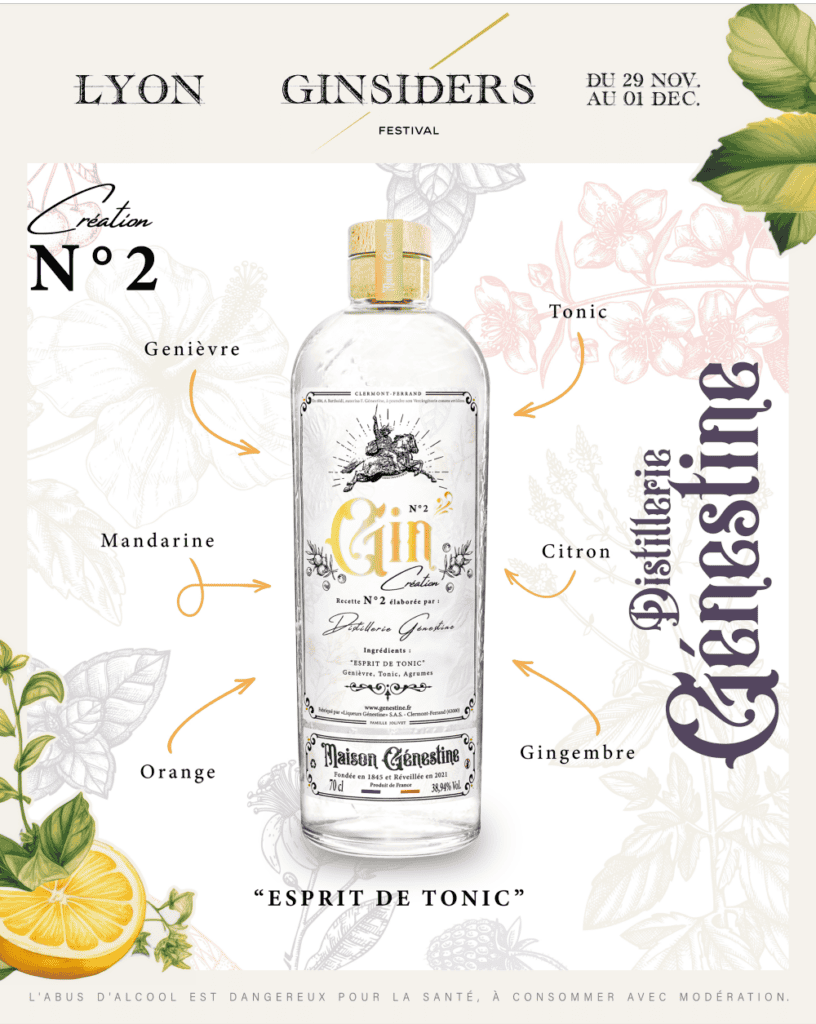 Distillerie Genestine au Ginsiders Festival de Lyon 2024