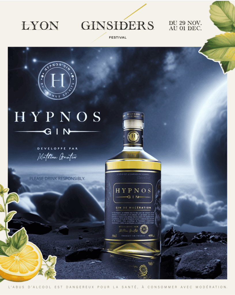Hypnos Gin au Ginsiders Festival de Lyon 2024